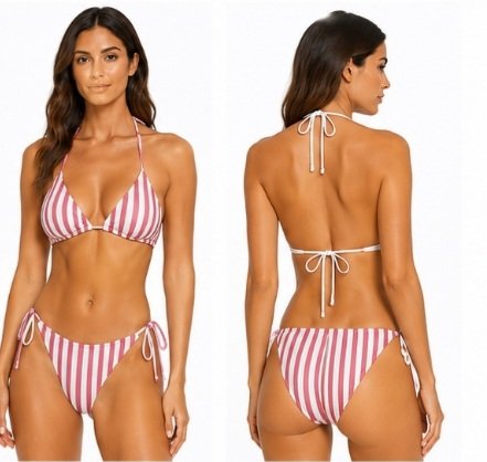 bikini Rayures romantiques